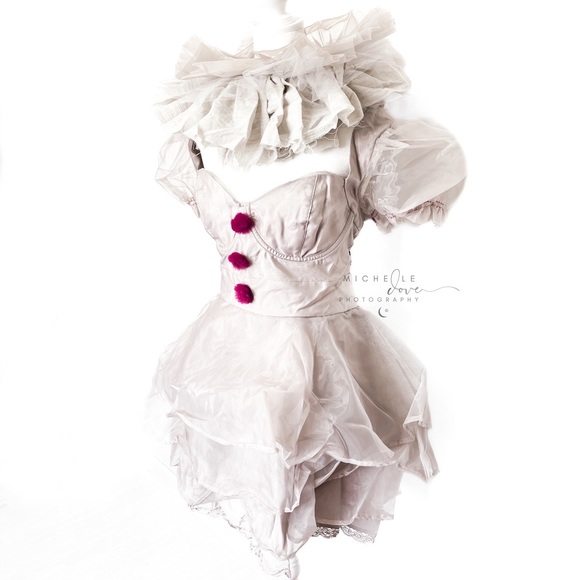 Pennywise WB Horror Killer Clown Babydoll Dress - Picture 2 of 4